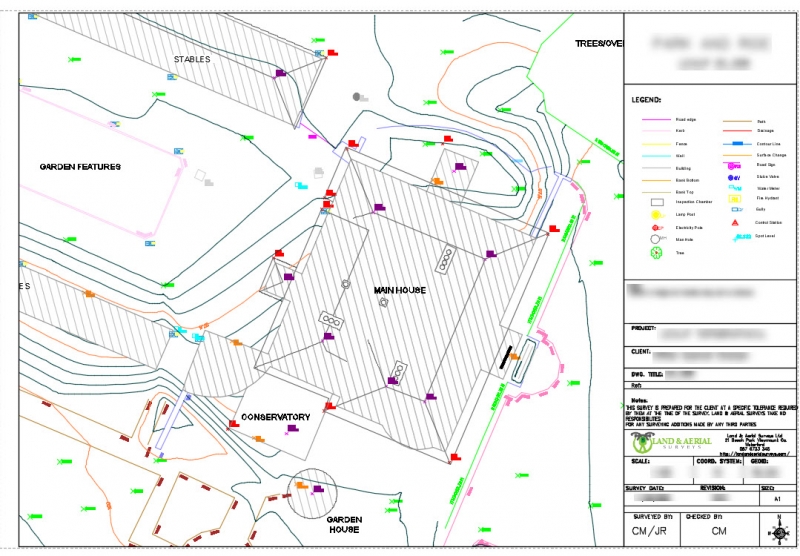 topographical survey example